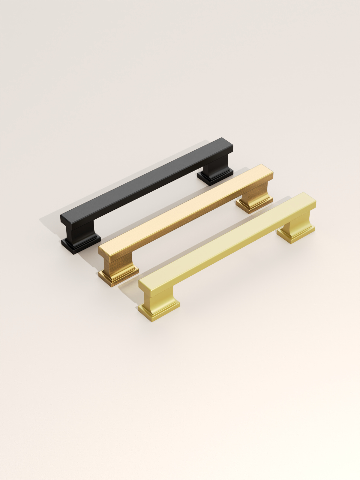 Amerdeco 10 Pack Polished Chrome Cabinet Pulls 5 Inch(128mm) Hole Center Cabinet Hardware Kitchen Cabinet Handles for Bathroom Drawer Pulls Dresser
