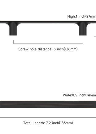 DESIGN3273 Oil Rubbed Bronze Cabinet Pulls