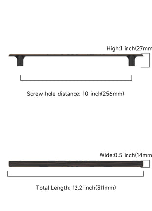 DESIGN3273 Oil Rubbed Bronze Cabinet Pulls