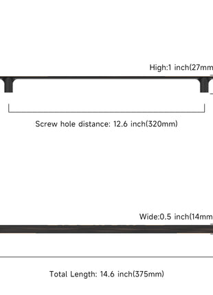 DESIGN3273 Oil Rubbed Bronze Cabinet Pulls