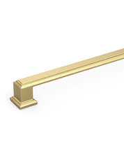 DESIGN2044 Heavy-Duty Transitional Handles for White Cabinets & Shaker Drawers | 3-3/4" Cabinet Pulls, Brushed Gold