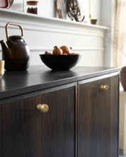 DESIGN3307 Modern Ball Knobs - Heavy-Duty Dresser & Cabinet Hardware | 0.86inch, Champagne Bronze