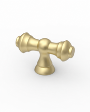 DESIGN3768 Oil Rubbed Bronze T-Bar Cabinet Knobs for Vintage Kitchen | 2.2" Length