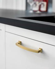 DESIGN3781 Champagne Bronze Arch Cabinet Handles | Drawer Pulls for Cabinets, Closets & Drawers