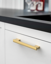 DESIGN4497 Timeless Modern Cabinet Pulls – Brushed Gold, Easy to Install, Durable