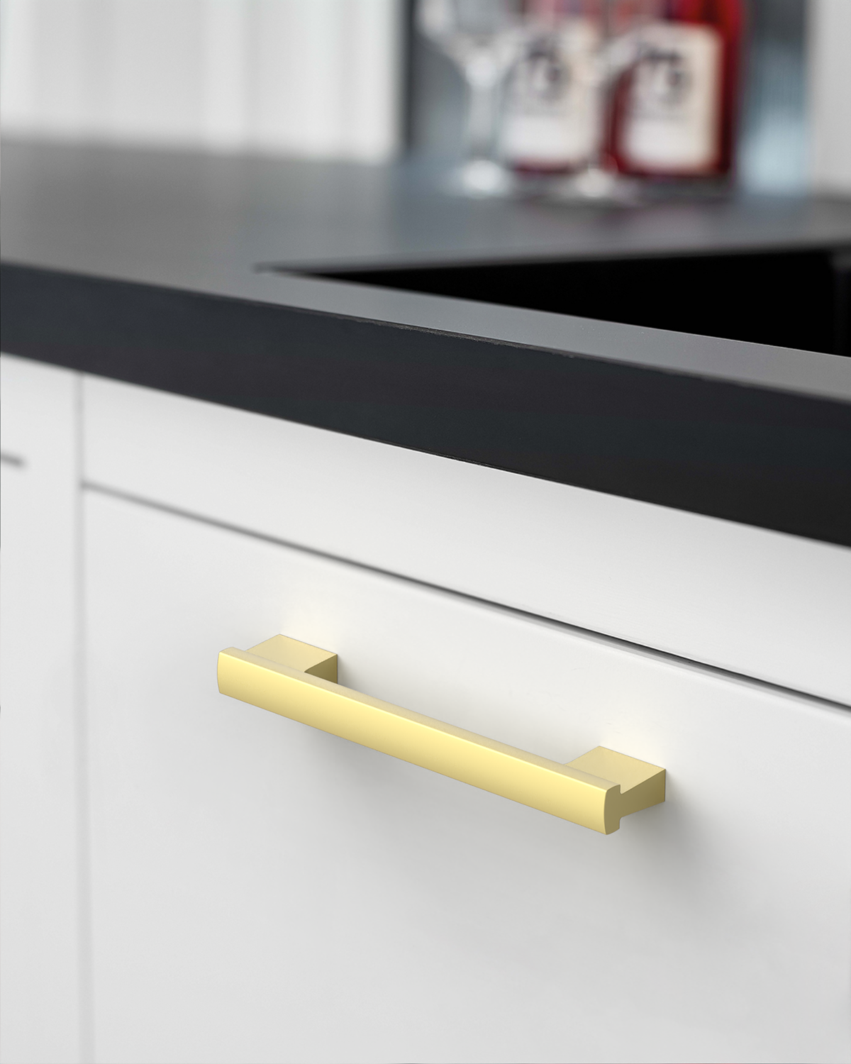 DESIGN4497 Timeless Modern Cabinet Pulls – Brushed Gold, Easy to Install, Durable