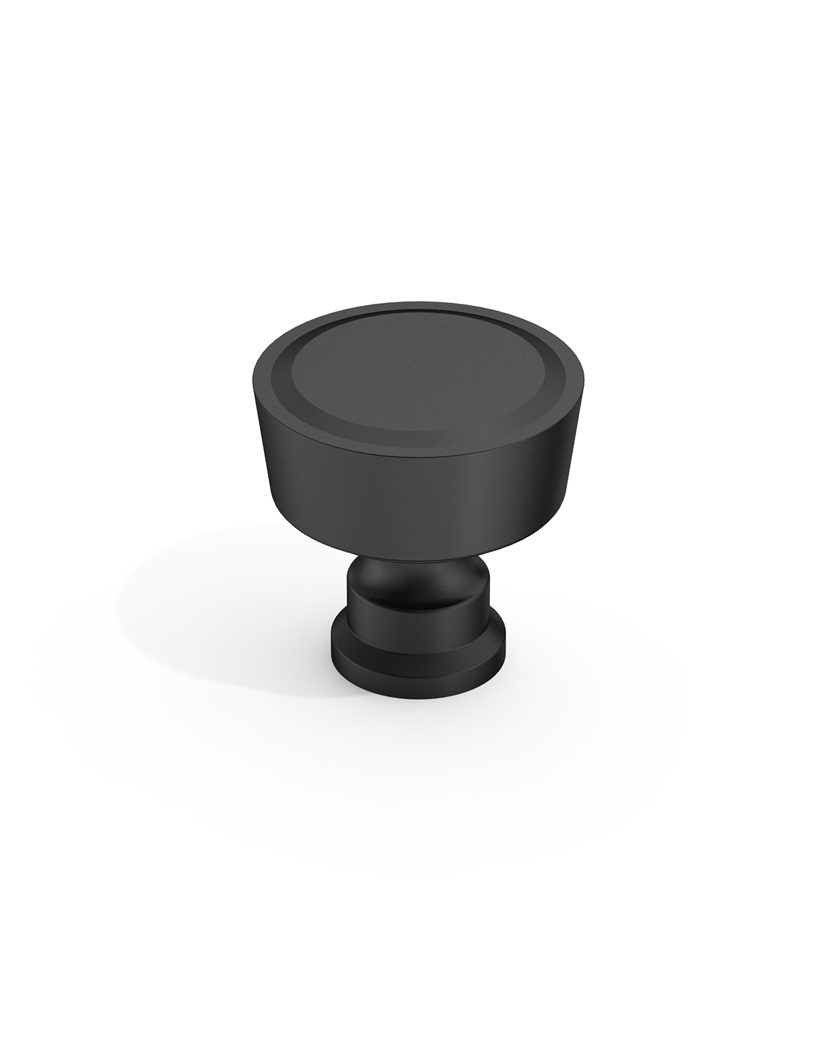 DESIGN4592 Stepped Knobs | Sage Green & White Shaker Cabinets (Champagne Bronze)