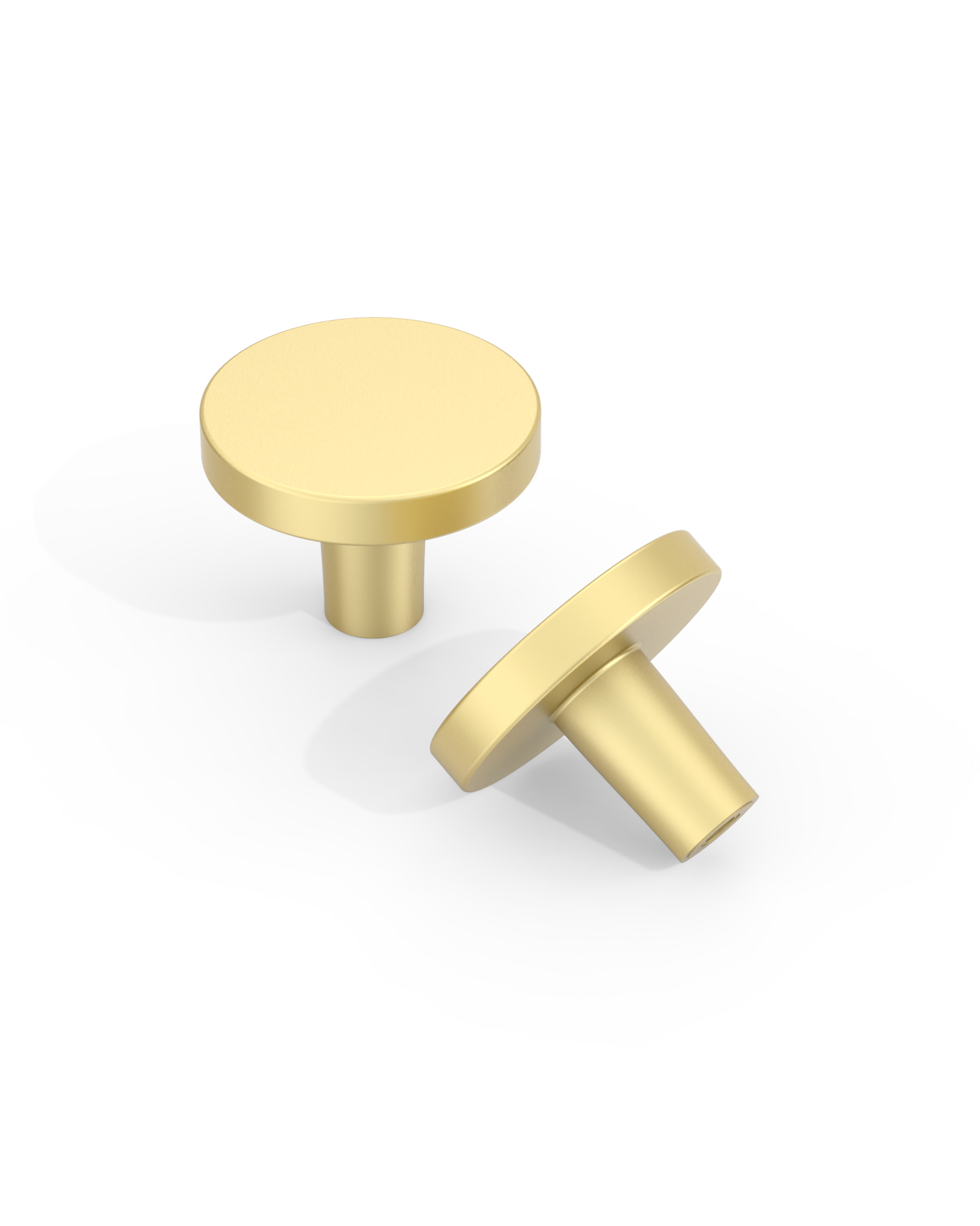 DESIGN1007 Champagne Bronze Cabinet Knobs | Round Drawer Pulls for Kitchen Cabinets