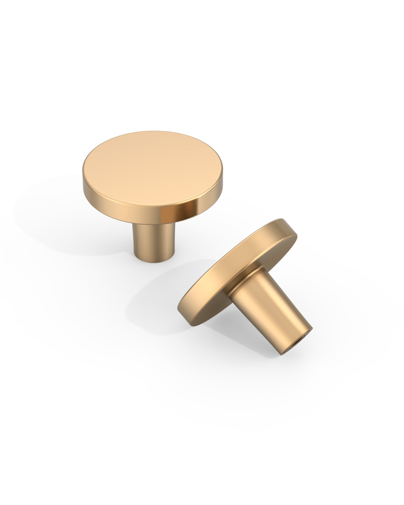 DESIGN1007 Champagne Bronze Cabinet Knobs | Round Drawer Pulls for Kitchen Cabinets