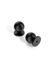 DESIGN1038 Matte Black Cabinet Knobs | Solid Metal Drawer Knobs for Cabinets