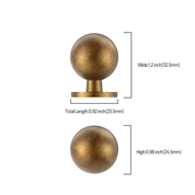 DESIGN1038 Solid Cabinet Knobs – Hardware for Cabinets, Drawers & Closets