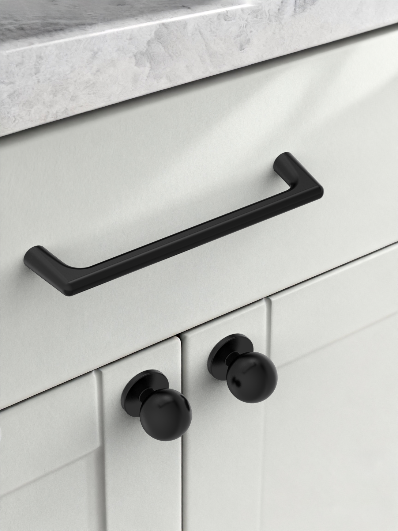 DESIGN1038 Solid Cabinet Knobs – Hardware for Cabinets, Drawers & Closets