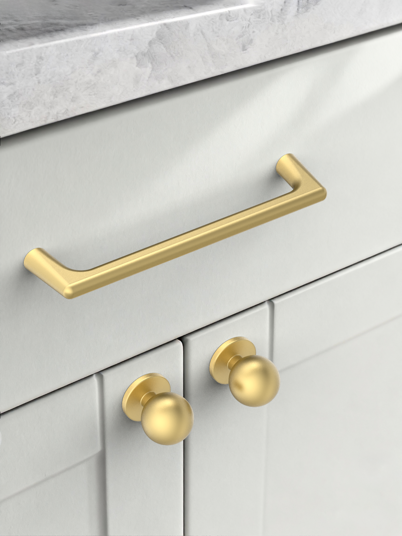 DESIGN1038 Solid Cabinet Knobs – Hardware for Cabinets, Drawers & Closets