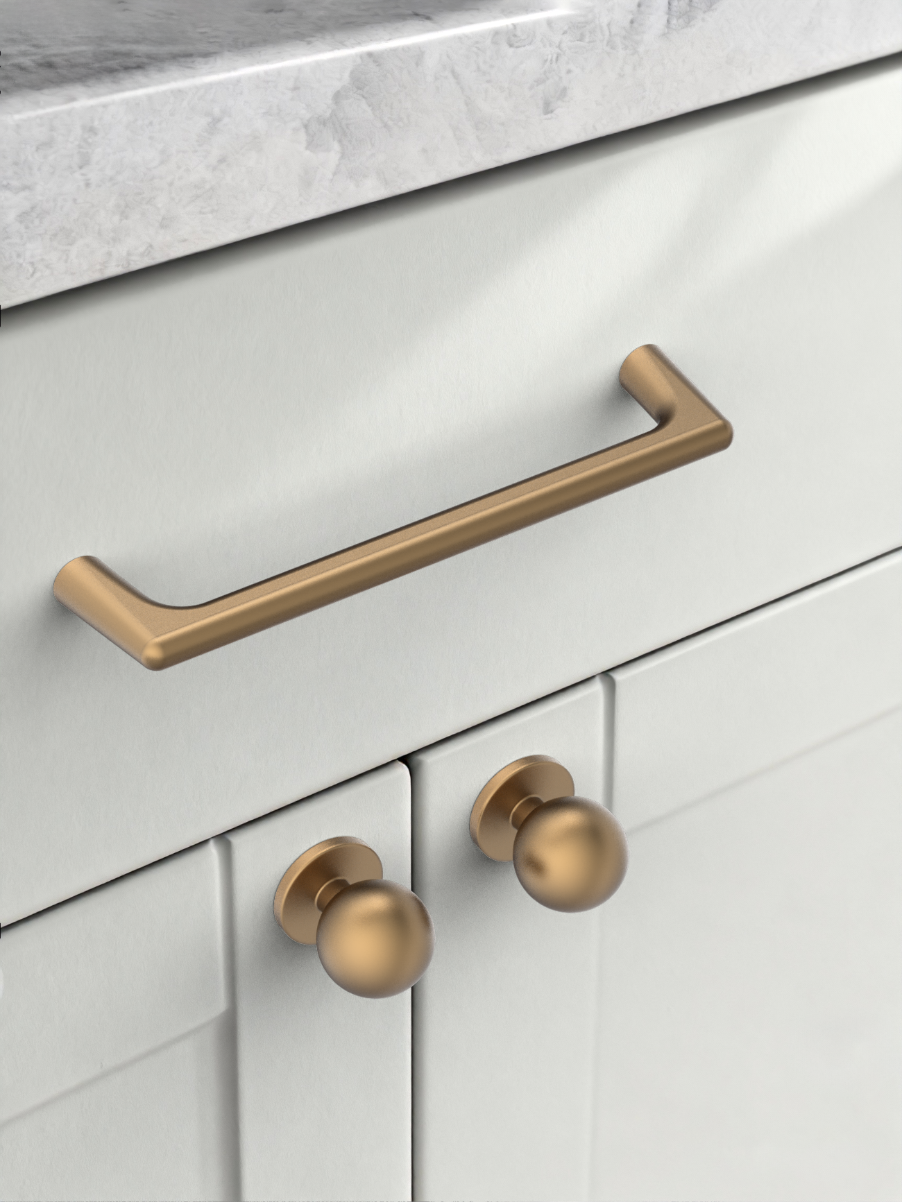 DESIGN1038 Solid Cabinet Knobs – Hardware for Cabinets, Drawers & Closets