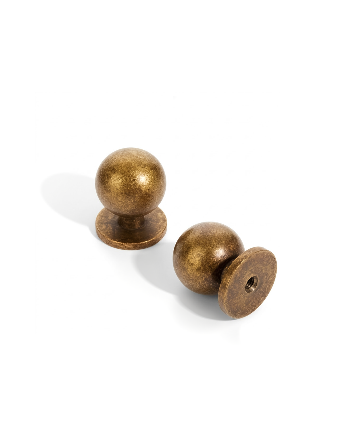 DESIGN1038 Matte Black Cabinet Knobs | Solid Metal Drawer Knobs for Cabinets
