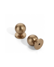 DESIGN1038 Matte Black Cabinet Knobs | Solid Metal Drawer Knobs for Cabinets