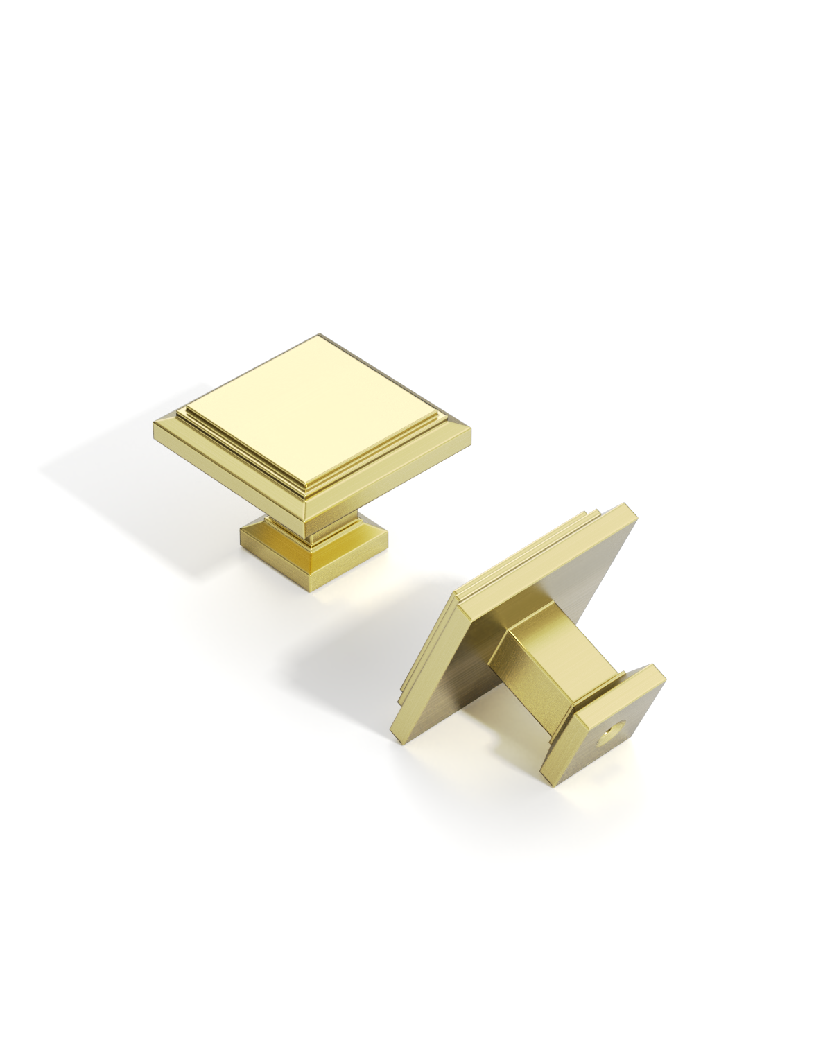DESIGN1071 Square Solid Cabinet Knobs – Perfect Match for Modern Kitchens & Bathrooms