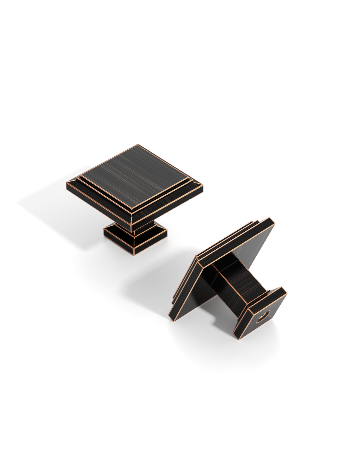 DESIGN1071 Square Solid Cabinet Knobs – Perfect Match for Modern Kitchens & Bathrooms