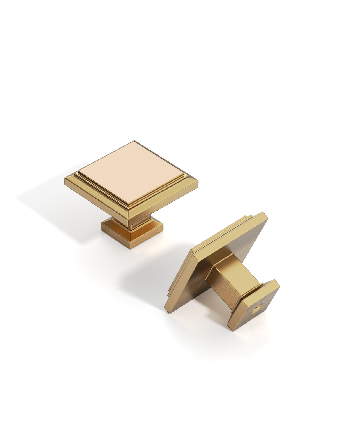 DESIGN1071 Square Solid Cabinet Knobs – Perfect Match for Modern Kitchens & Bathrooms