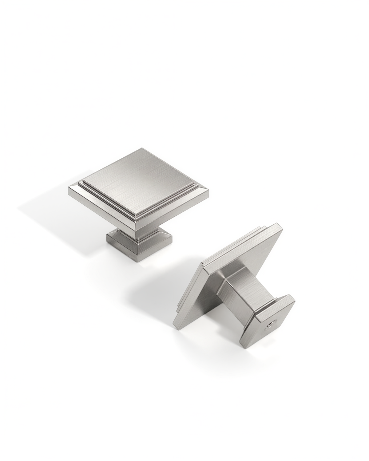 DESIGN1071 Square Solid Cabinet Knobs – Perfect Match for Modern Kitchens & Bathrooms