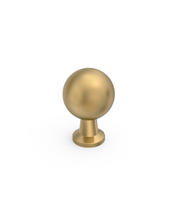 DESIGN3307 Modern Ball Knobs - Heavy-Duty Dresser & Cabinet Hardware | 0.86inch, Champagne Bronze