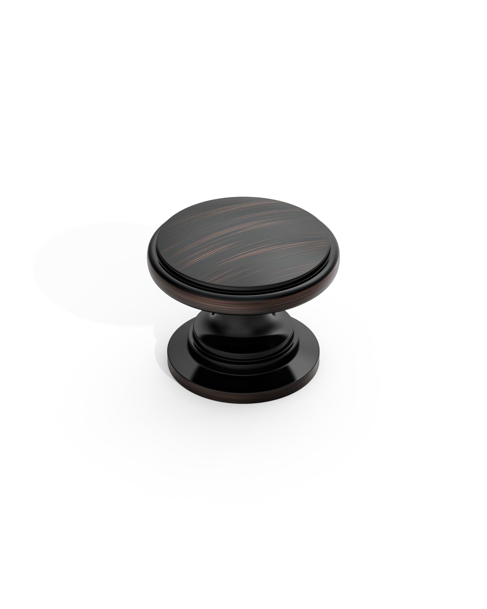 DESIGN1192 Brushed Gold Button Knobs for White & Navy Blue Cabinets | 1.18" Wide