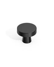 DESIGN1452 Matte Black Cabinet Knobs – Single Hole Drawer Pulls for Kitchen Cabinets
