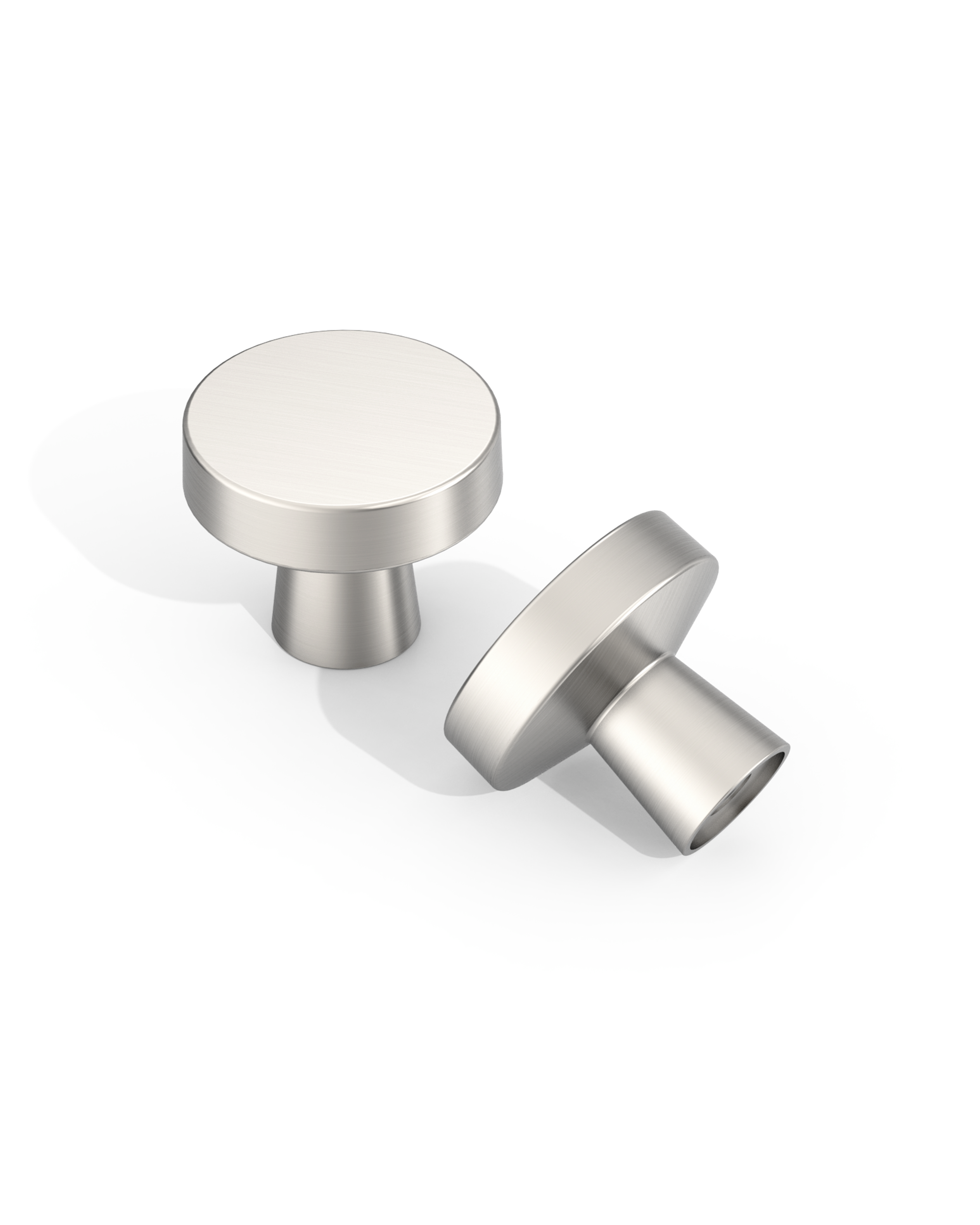 DESIGN1452 Matte Black Cabinet Knobs – Single Hole Drawer Pulls for Kitchen Cabinets