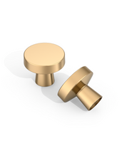 DESIGN1452 Matte Black Cabinet Knobs – Single Hole Drawer Pulls for Kitchen Cabinets