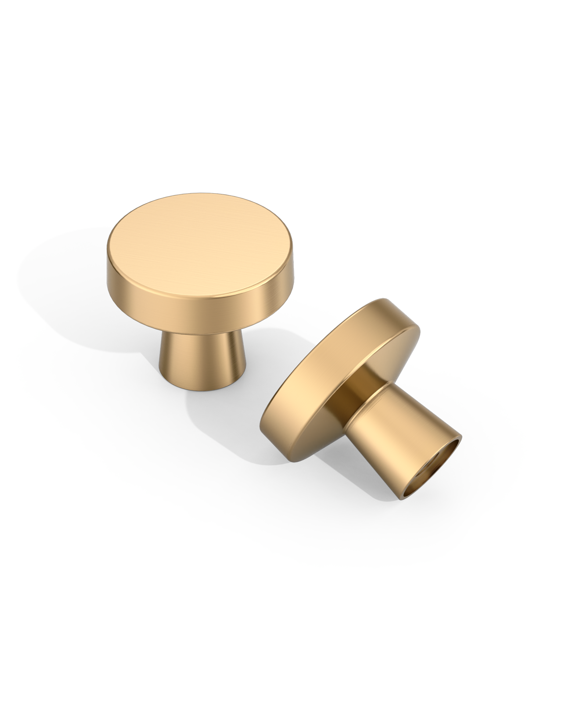 DESIGN1452 Matte Black Cabinet Knobs – Single Hole Drawer Pulls for Kitchen Cabinets