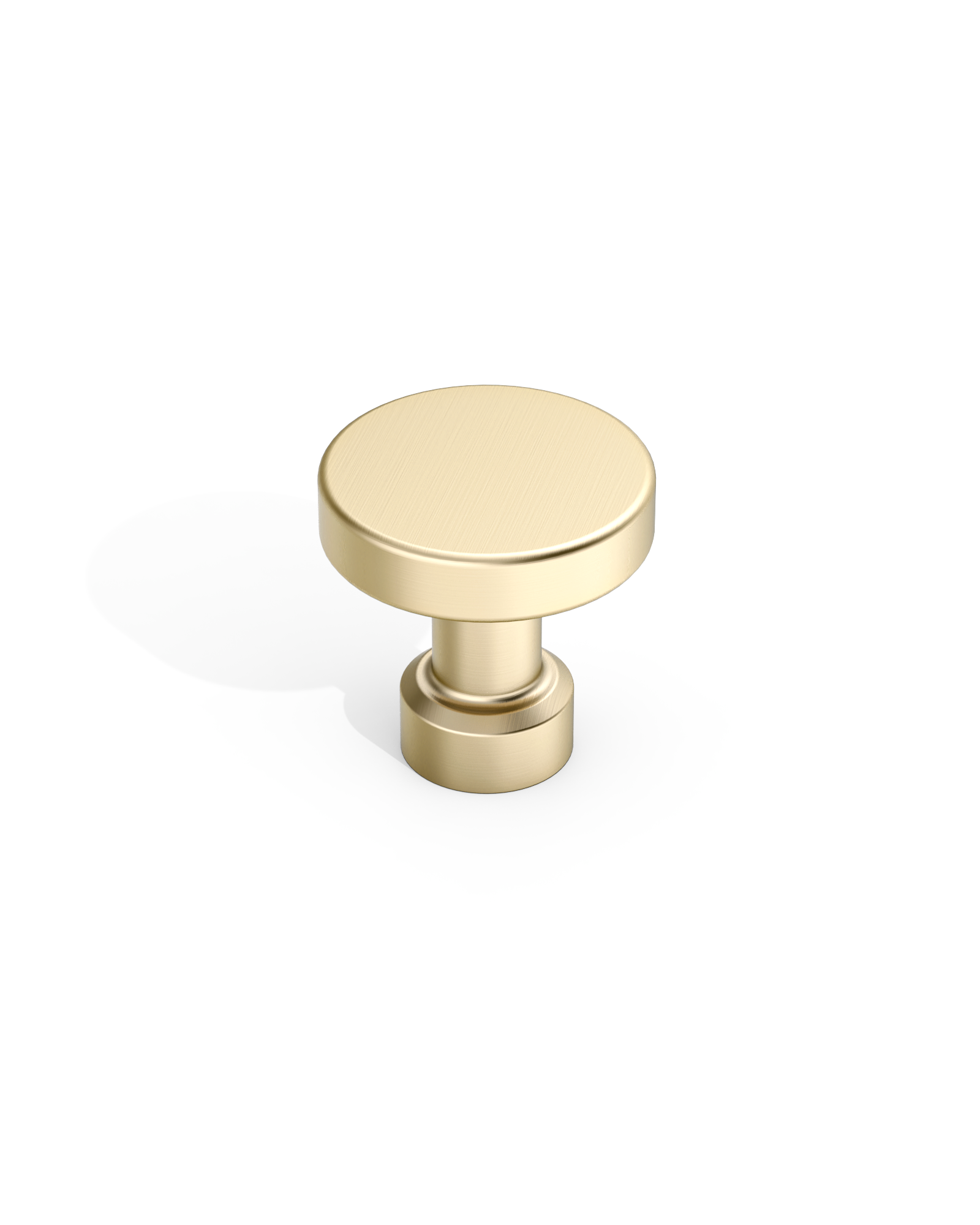 DESIGN1456 Brushed Brass Cabinet Knobs – Bathroom Drawer Pulls & Cabinet Hardware