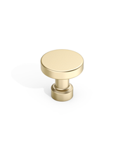 DESIGN1456 Brushed Brass Cabinet Knobs – Bathroom Drawer Pulls & Cabinet Hardware