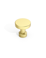 DESIGN1456 Brushed Brass Cabinet Knobs – Bathroom Drawer Pulls & Cabinet Hardware