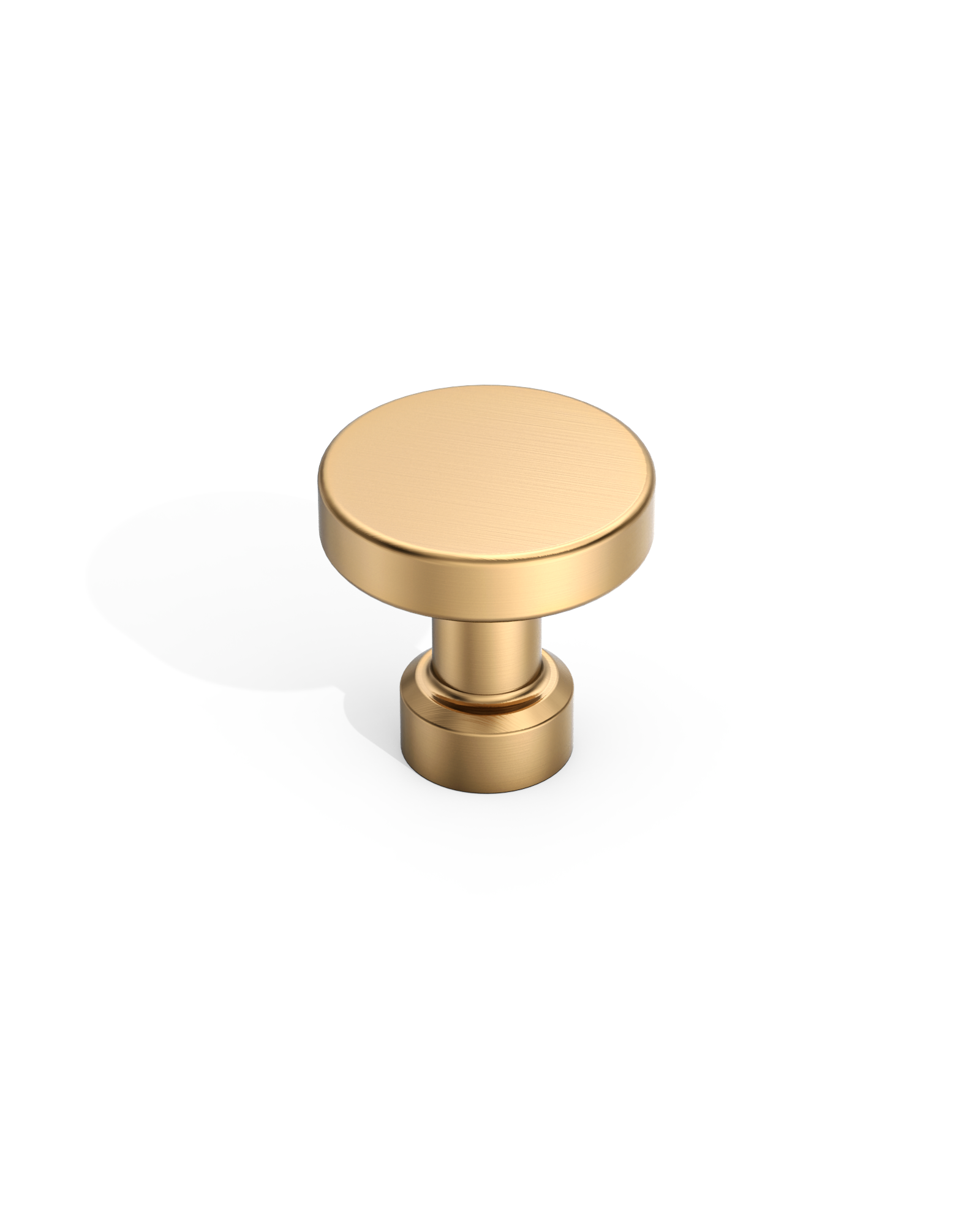 DESIGN1456 Brushed Brass Cabinet Knobs – Bathroom Drawer Pulls & Cabinet Hardware