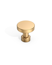DESIGN1456 Brushed Brass Cabinet Knobs – Bathroom Drawer Pulls & Cabinet Hardware