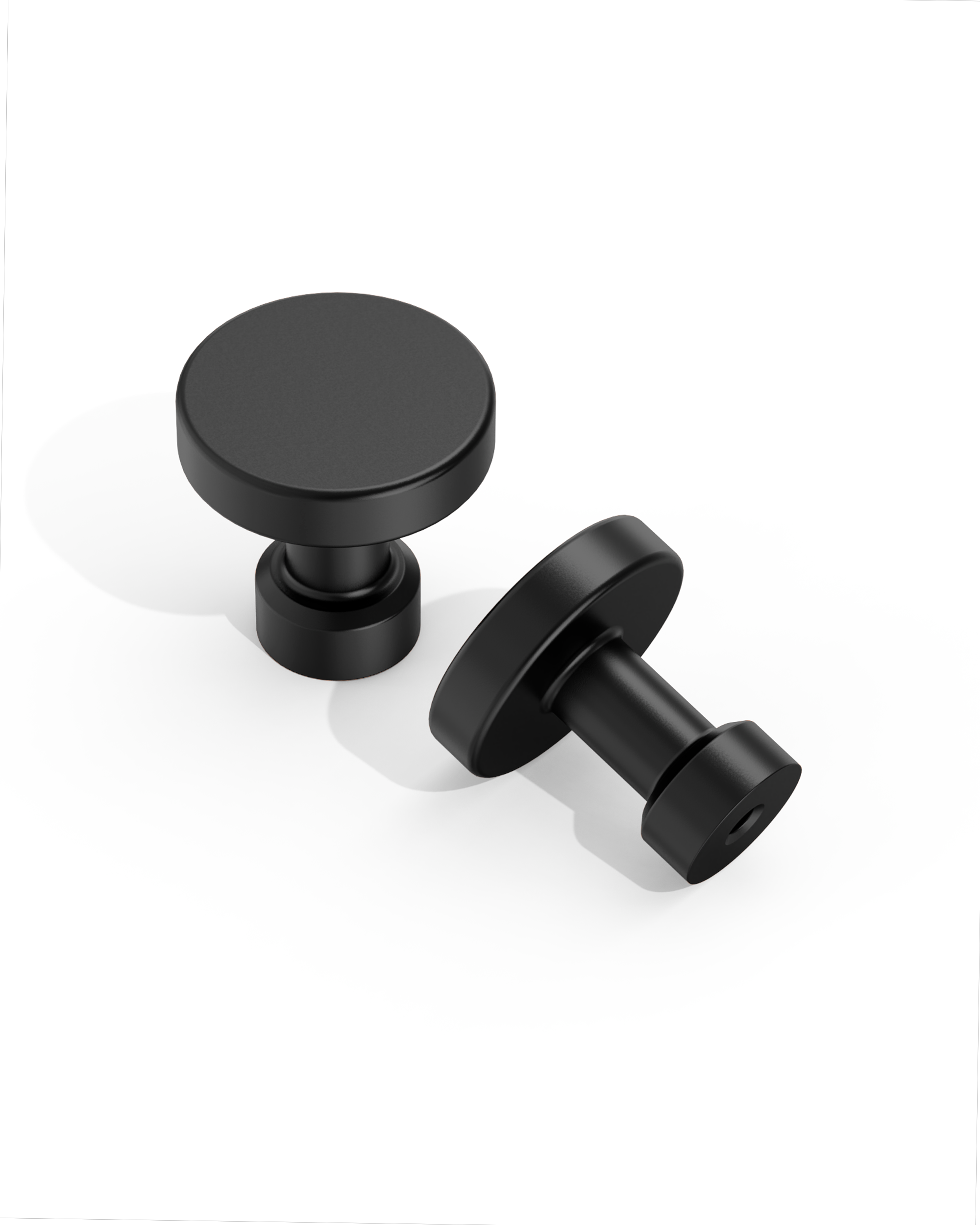 DESIGN1456 Brushed Brass Cabinet Knobs – Bathroom Drawer Pulls & Cabinet Hardware