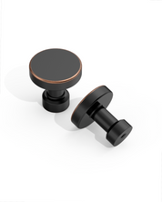 DESIGN1456 Brushed Brass Cabinet Knobs – Bathroom Drawer Pulls & Cabinet Hardware