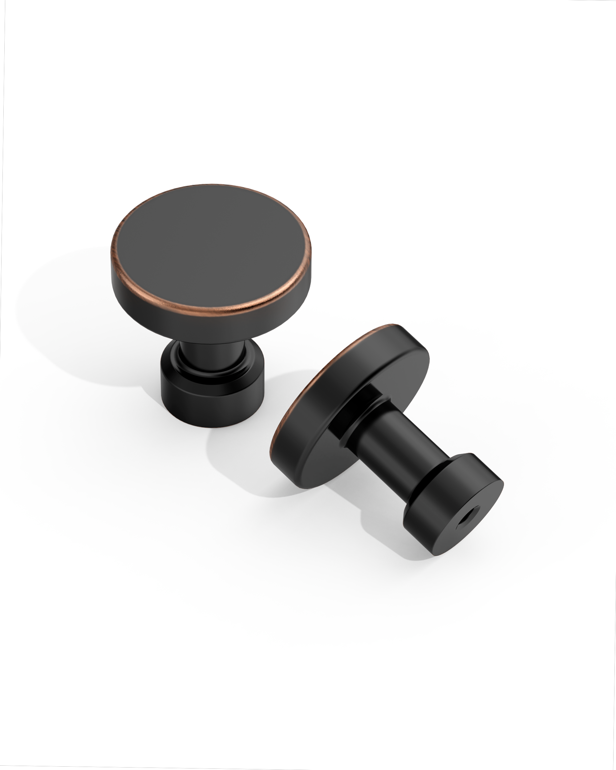 DESIGN1456 Brushed Brass Cabinet Knobs – Bathroom Drawer Pulls & Cabinet Hardware