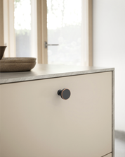 DESIGN1456 Brushed Brass Cabinet Knobs – Bathroom Drawer Pulls & Cabinet Hardware