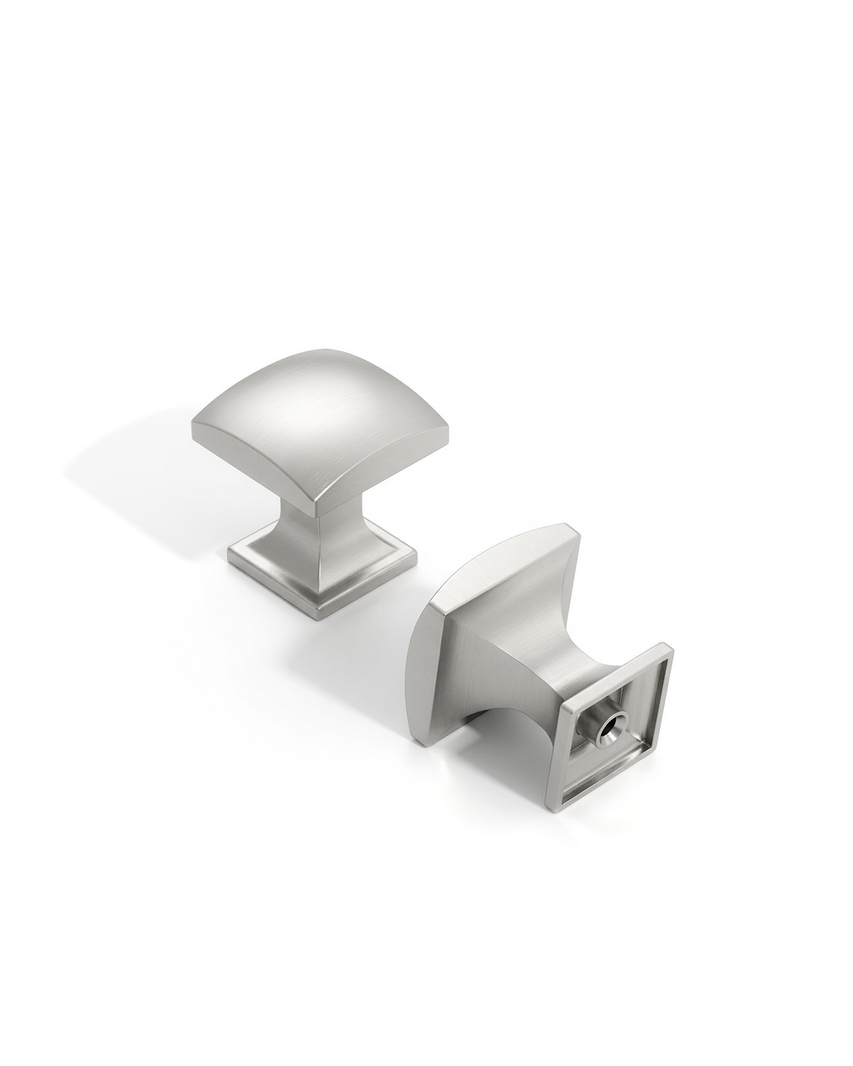DESIGN1477 Brushed Satin Nickel Cabinet Knobs – Easy Installation for Modern Kitchen Cabinets