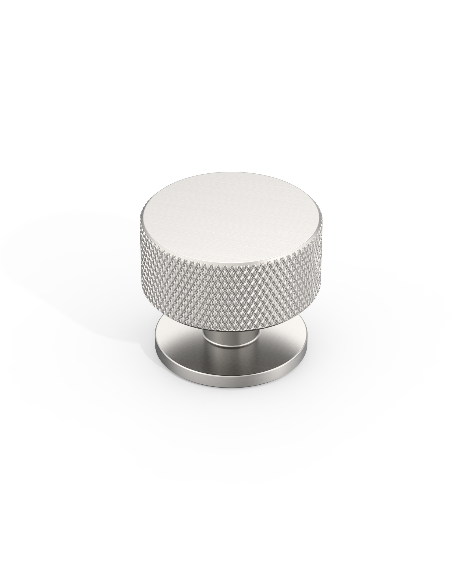 DESIGN1503 Knurled Cabinet Knobs – Champagne Bronze Round Drawer Pulls for Furniture