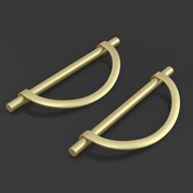 DESIGN3955 Combination Cabinet Pulls – Bar & Cup Pull Design for Drawers & Cabinets