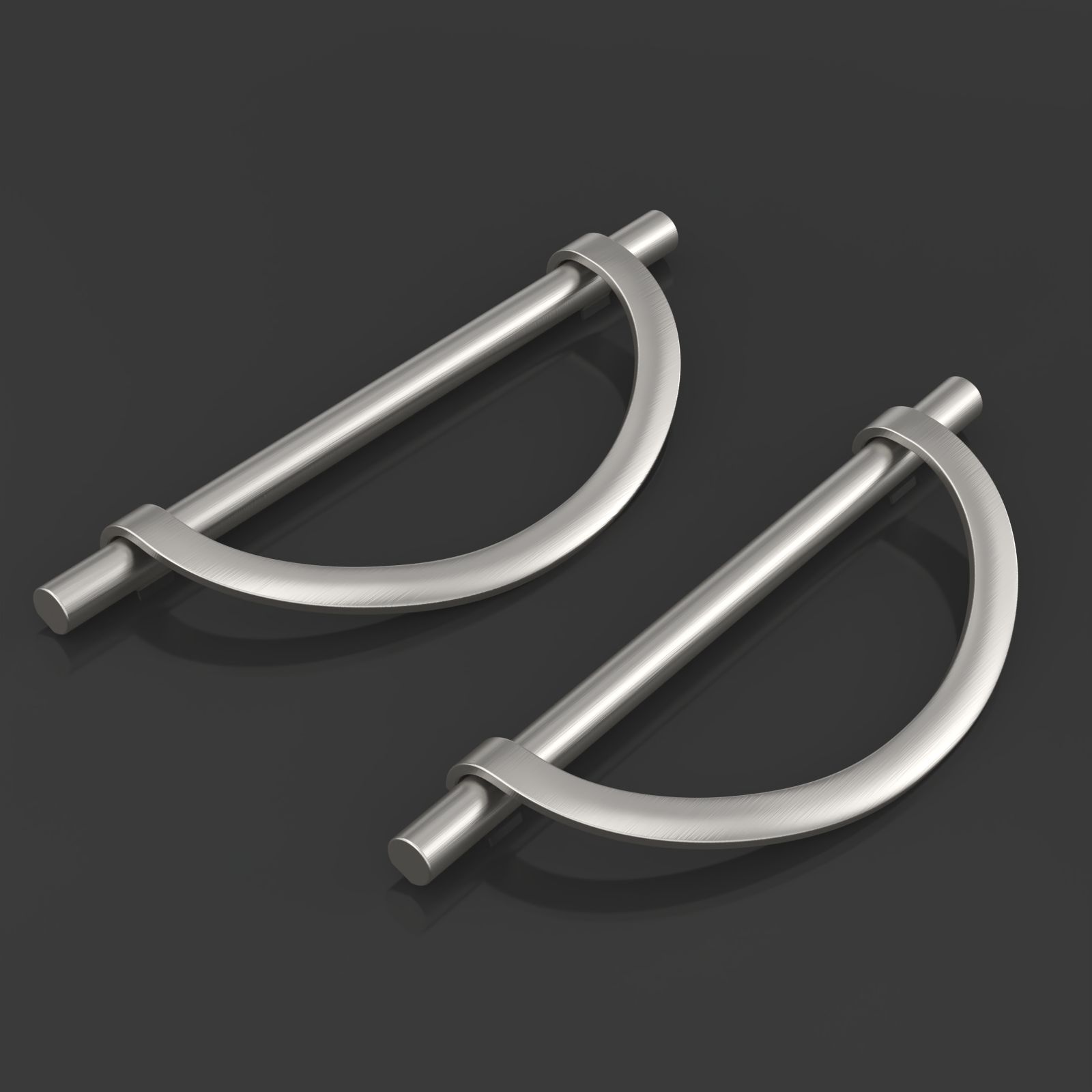 DESIGN3955 Combination Cabinet Pulls – Bar & Cup Pull Design for Drawers & Cabinets