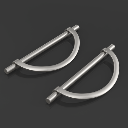 DESIGN3955 Champagne Bronze and Black Cabinet Pulls