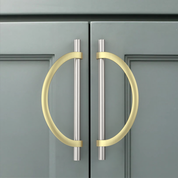 DESIGN3955 Combination Cabinet Pulls – Bar & Cup Pull Design for Drawers & Cabinets