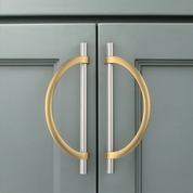 DESIGN3955 Combination Cabinet Pulls – Bar & Cup Pull Design for Drawers & Cabinets