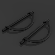 DESIGN3955 Combination Cabinet Pulls – Bar & Cup Pull Design for Drawers & Cabinets