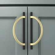 DESIGN3955 Combination Cabinet Pulls – Bar & Cup Pull Design for Drawers & Cabinets