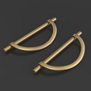 DESIGN3955 Combination Cabinet Pulls – Bar & Cup Pull Design for Drawers & Cabinets