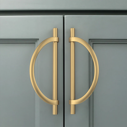 DESIGN3955 Champagne Bronze and Black Cabinet Pulls